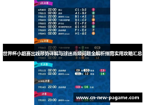 世界杯小组赛出线形势详解与球迷高频问题全解析指南实用攻略汇总